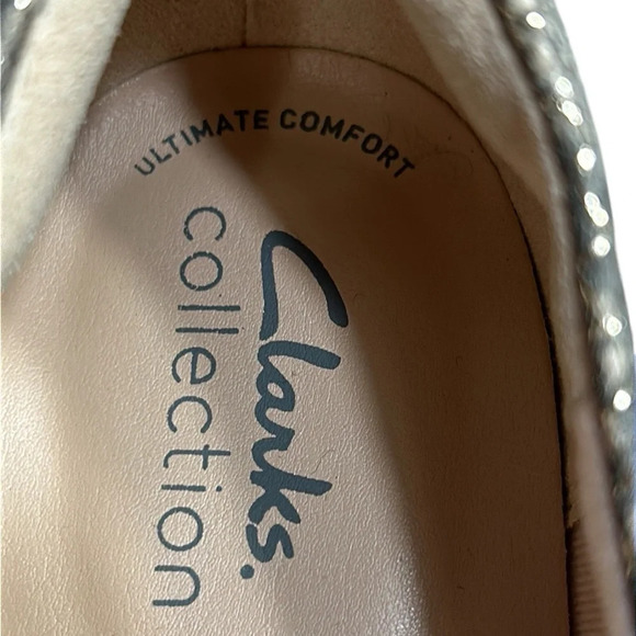 Clark’s Ambyr Joy shoes,women NEW!Animal print pump,comfort,stylish,career,event - Picture 9 of 12